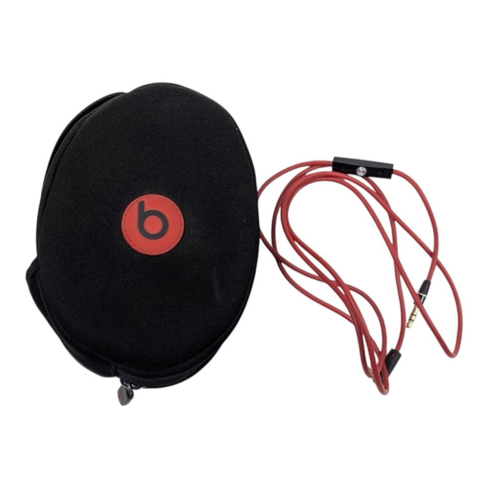 OEM Remote Audio AUX  Mic 3.5mm Cable Cord For Beats By Dre Solo w/ Case